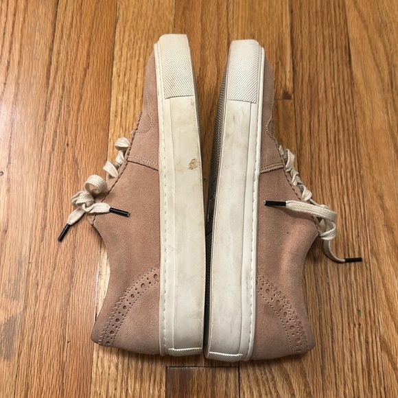 Ulla Johnson sz EU 37 US 6.5 Kai light pink suede sneakers great pre owned cond - Picture 4 of 8